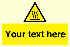 Custom Hot Surface Sign